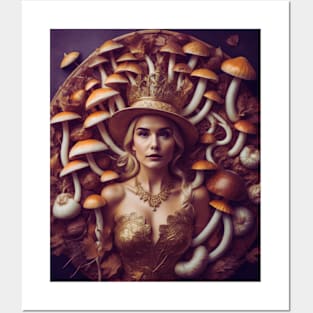 Queen of Mushrooms Posters and Art